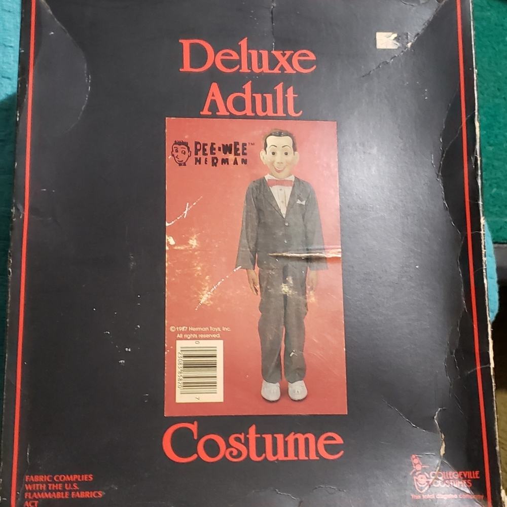 Peewee Herman Adult costume size medium with the original box.